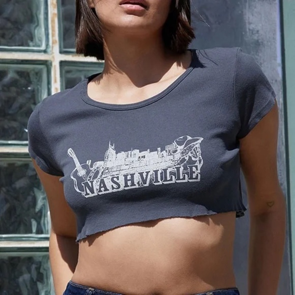 Dark Grey Brandy Melville Tee